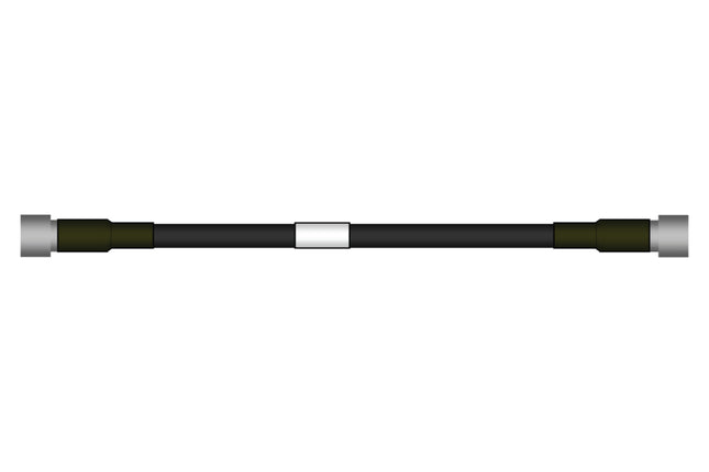 CommScope F4R-NMNF-1M5-P SuperFlex Jumper - N Male to N Female, 1.5m