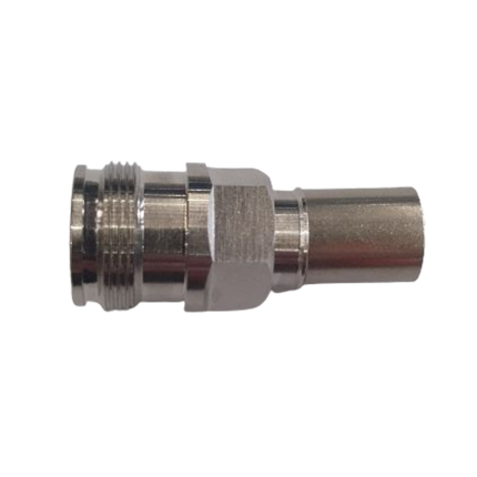 Pulse D43-102 4.3-10-Female Connector, Solder/Crimp - RG214 Cable