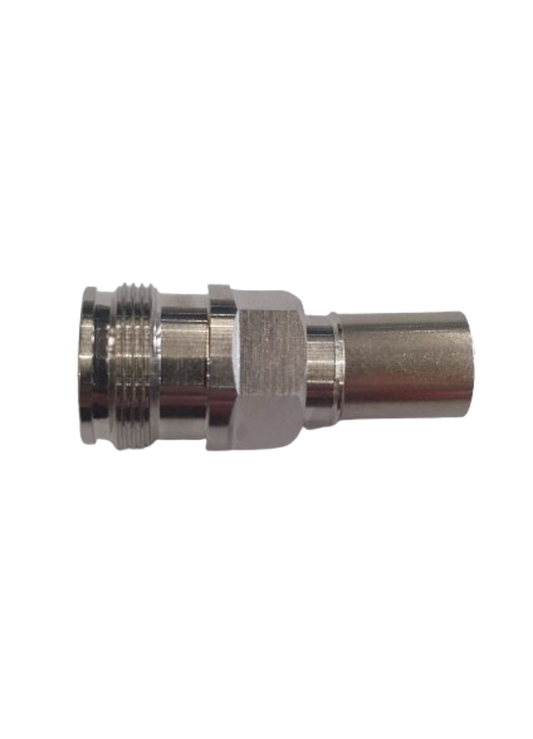Pulse D43-102 4.3-10-Female Connector, Solder/Crimp - RG214 Cable