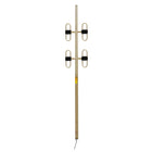 RFI EA40-67-P is a UHF elliptical dipole array antenna terminated with 4.3-10(F) and 0.5m RG142 Cable tail. It operates within 400-520 MHz with 5 dBd gain.