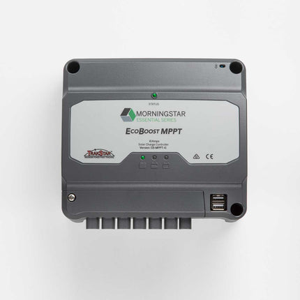 Morningstar EcoBoost MPPT Solar Regulator; 20A 12-24V / 120V, Meter