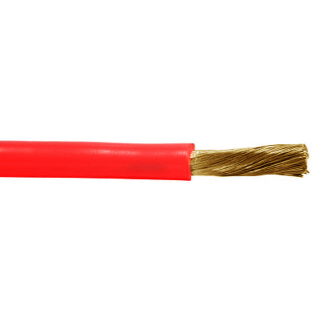Tycab FPC10R-100 Single Core DC Cable, 10mm Square, 100m - Red