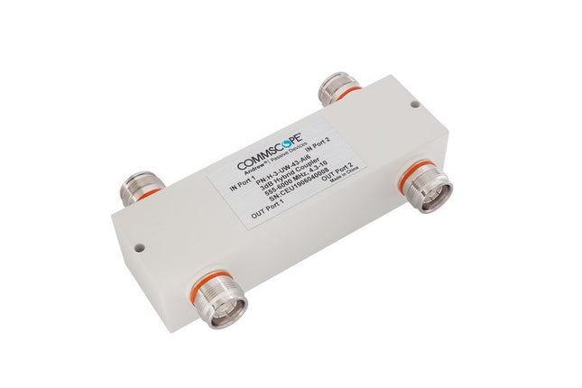 Commscope H-3-UW-43-AI6 Hybrid Coupler, 555-6000 MHz, 3 dB, 7-16 DIN-Female