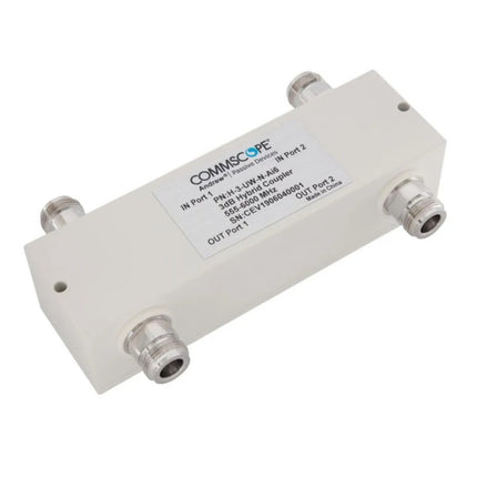 Commscope H-3-UW-N-AI6 Air Dielectric Hybrid Coupler, 555-6000 MHz, 3 dB, N-Female