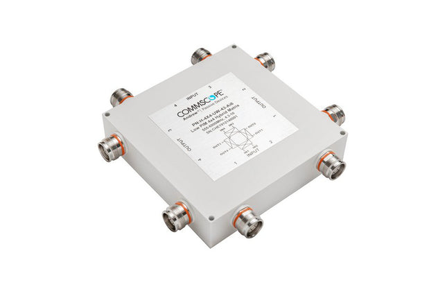 Commscope H-4X4-UW-43-AI6 Hybrid Matrix, 555-6000 MHz, 4.3-10-Female