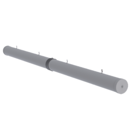 Poynting HELI-8 Bi-Directional Mining Antenna, 2400-2500 MHz, 14.5 dBi, N-Female