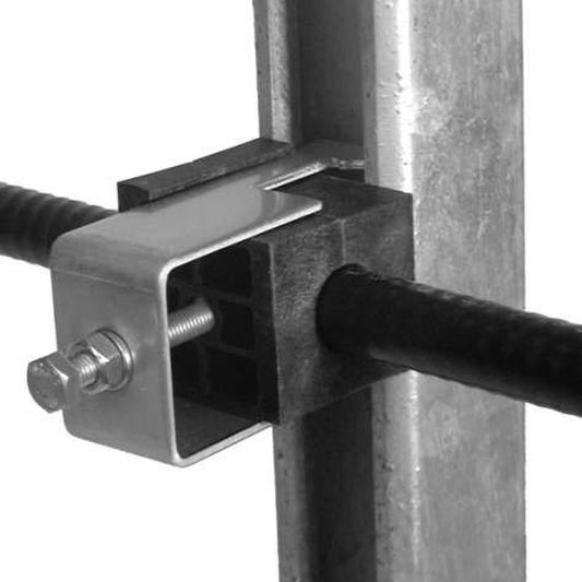 CommScope KwikClamp Hangers for 1/2" To 1-5/8" cables ideal for installing multiple runs (1, 2 or 3) on towers where space is limited.