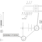 RFI M-4528 Anti Vibration Kit, Compatiable with YB and YW Series Yagis