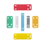 Panduit White Marker Label, M300X050Y7C, 45.7mm - Pack of 50