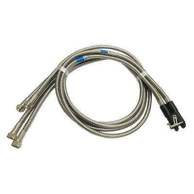 CommScope SureFlex Cable Assembly, M-LOC-Male to 4.3-10-Male, 4 ports, 3m