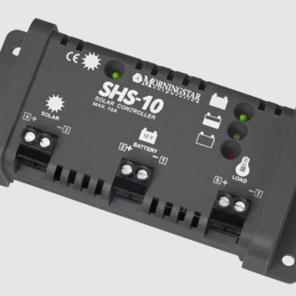 Morningstar SHS-10 PWM Solar Regulator, 10A, 12V