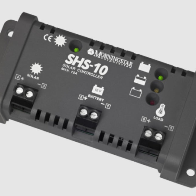 Morningstar SHS-10 PWM Solar Regulator, 10A, 12V