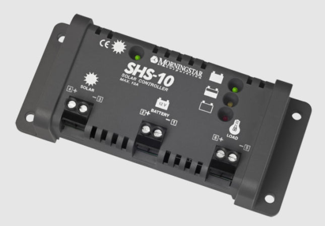 Morningstar SHS-10 PWM Solar Regulator, 10A, 12V