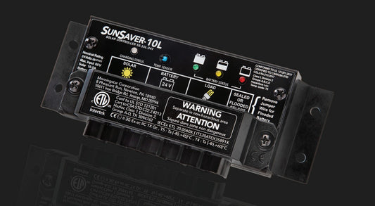 Morningstar SS-10L-24V G3 SunSaver PWM Solar Regulator, 10A, 24V, LVD