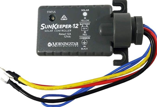 Morningstar SunKeeper SK-12 PWM Solar Regulator, 12A, 12V