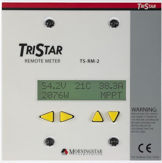 Morningstar TS-RM-2 TriStar Remote Digital Meter for PWM and 150V MPPTs