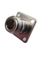 Pulse N-239 N-Female Connector, Crimp, Square Panel - RG142, RG223, RG400 and RG55 Cables