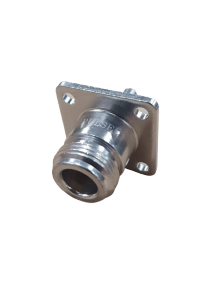 Pulse N-251 N-Female Connector, Flange/Panel Mount, Crimp - RG174, RG188 and RG316 Cables