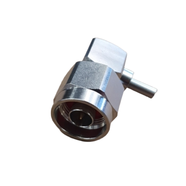 Pulse N-253 Right Angle N-Male Connector, Crimp - RG174, RG188 and RG316 Cables