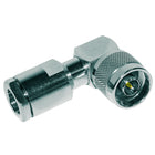Pulse N-258 Rigt Angle N-Male Connector, Solder/Clamp - RG213 and RG214 Cables