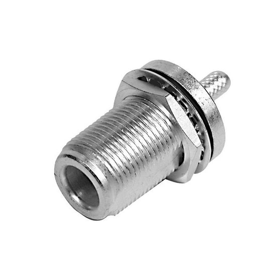 Pulse N-288N N-Female Bulkhead Connector, Crimp - RG58, RG141 and RG303 CablesÂ Â Â 
