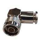 Pulse N-58 Male Right Angle Connector - Solder/Clamp for RG213 Cable