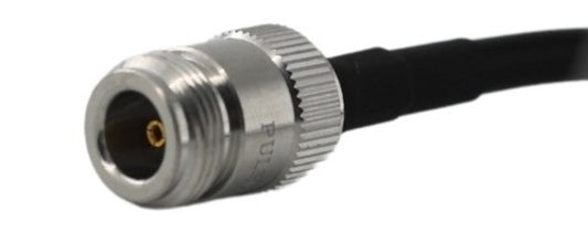Pulse N-7 Type-N Female Connector is designed for secure and reliable connections with LMR-240 and RFI-240 coaxial cables. Featuring a crimped brass center contact pin and ferrule.