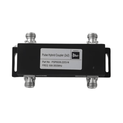Pulse PSP6938-2203-N Wideband 4-Port Hybrid Combiner, 698-3800 MHz, N-Female