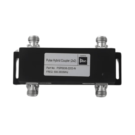 Pulse PSP6938-2203-N Wideband 4-Port Hybrid Combiner, 698-3800 MHz, N-Female