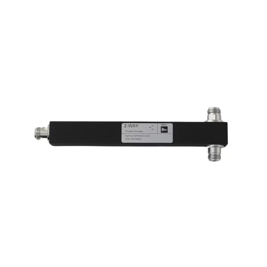 Pulse PSP6938-5102-N power divider is wideband 2-way reactive, 698â€“3800 MHz, with N(F) female connector for reliable signal distribution in RF applications.