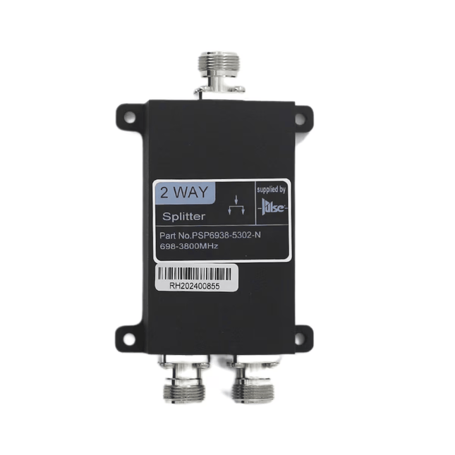Pulse PSP6938-5302-N 2-way Wilkinson Splitter/Combiner, 698-3800 MHz, N-Female