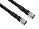 Pulse 3/8 Flex Jumper Cable, N-Male to N-Male, is a factory-assembled and tested flexible coaxial cable