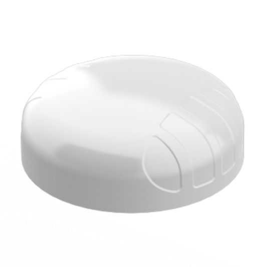 Poynting Puck-1-W Transportation Antenna, SISO, 617-4200 MHz, 2m, SMA-Male - White