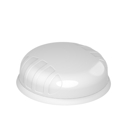 Poynting PUCK-5-W-V2 Transportation Antenna, 5-In-1, 2x2 MIMO, 617-6000 MHz, 2m, SMA-Male - White