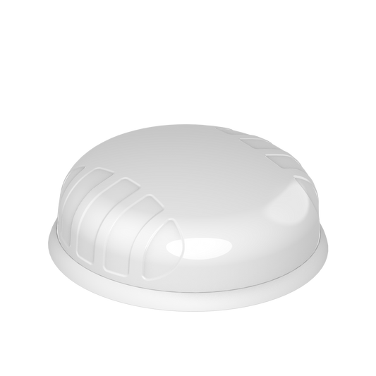 Poynting PUCK-5-W-V2 Transportation Antenna, 5-In-1, 2x2 MIMO, 617-6000 MHz, 2m, SMA-Male - White