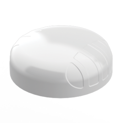 Poynting Puck-5 Transportation Antenna, 5-In-1, 617-7200 MHz, 2m, SMA-Male - White