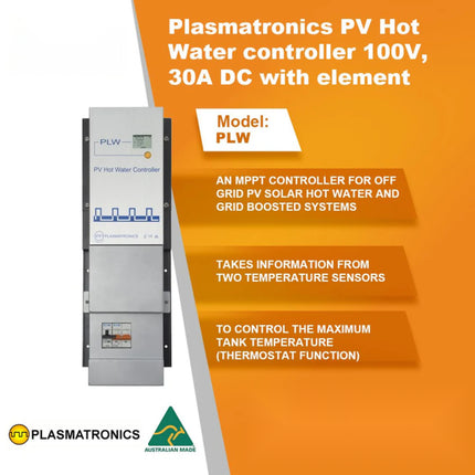 Plasmatronics PLW PV Hot Water Controller
