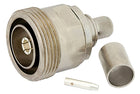 Pulse 716-20 7-16 DIN-Female Connector, Crimp - White Bronze - RG213 Cable