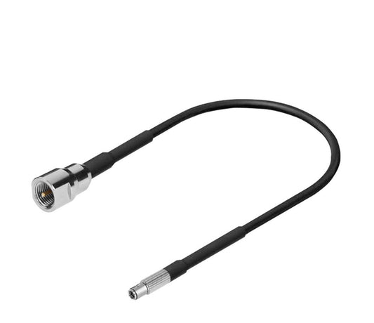 RFI RFPLSMAF-CRC9 Patch Lead is 250 mm long RG174 terminated with SMA (F) and CRC9 connectors. To further enhance the performance of a broadband modem, these patch leads allow connection of modems to RFI antennas.