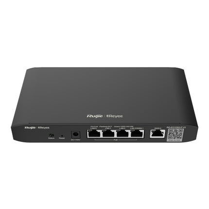 Ruijie Reyee RG-EG105G-P V2 5-Port Managed PoE Router, 4x Gigabit PoE+