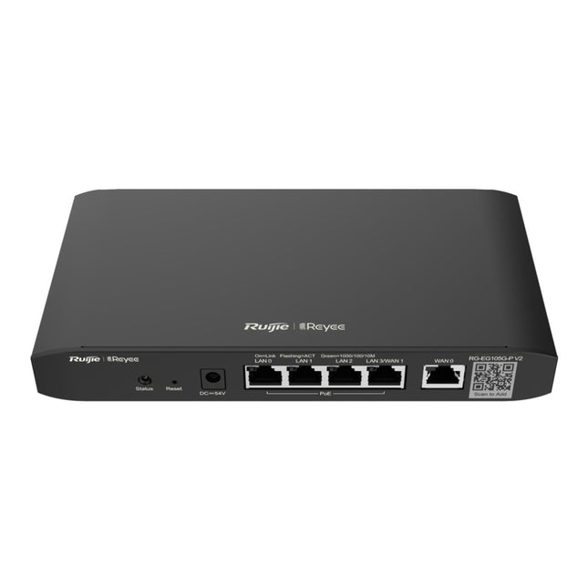 Ruijie Reyee RG-EG105G-P V2 5-Port Managed PoE Router, 4x Gigabit PoE+