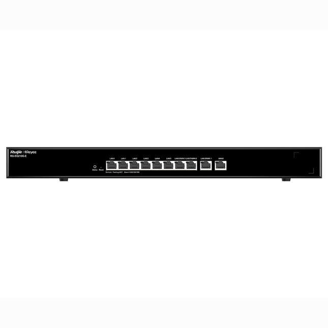 Ruijie RG-EG210G-E Managed Router - 10-Port, 4 WAN Ports, 1 Gbps, 200 Users