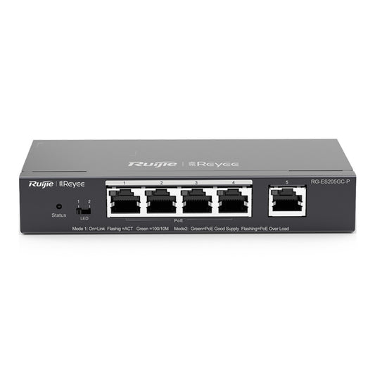 Ruijie RG-ES205GC-P 5-Port Managed PoE+ Switch -802.3af, 802.3at
