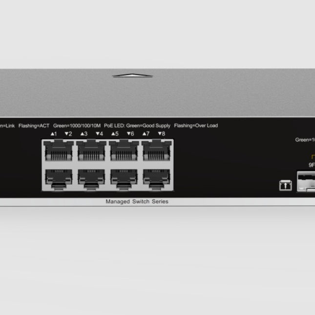 Ruijie Reyee RG-NBS3100-8GT2SFP-P 10-Port Gigabit Layer 2 Cloud Managed PoE Switch