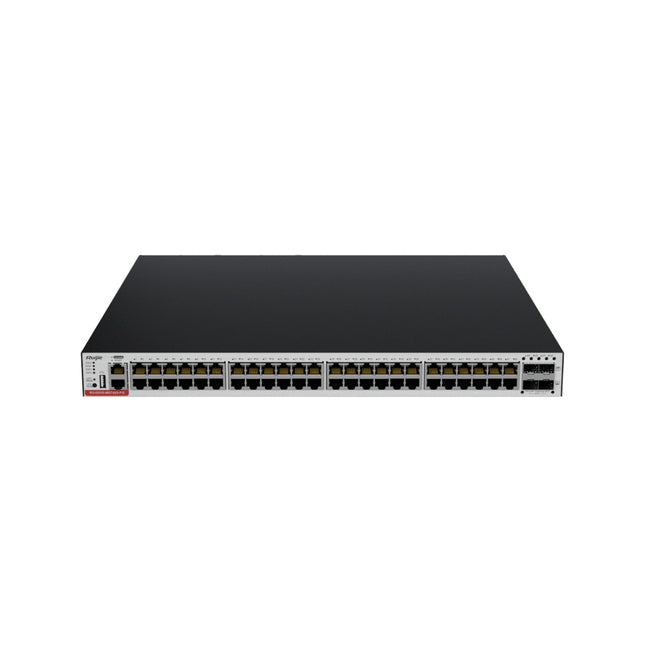 Ruijie RG-S5310-48GT4XS-P-E 48-Port Switch, Managed L3 PoE+, Modular PSU Support, 19" Rack