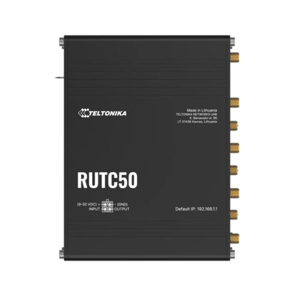 Teltonika RUTC50 5G Industrial Router - Dual Sim, Wi-Fi 6, Ethernet, WAN, DI/DO