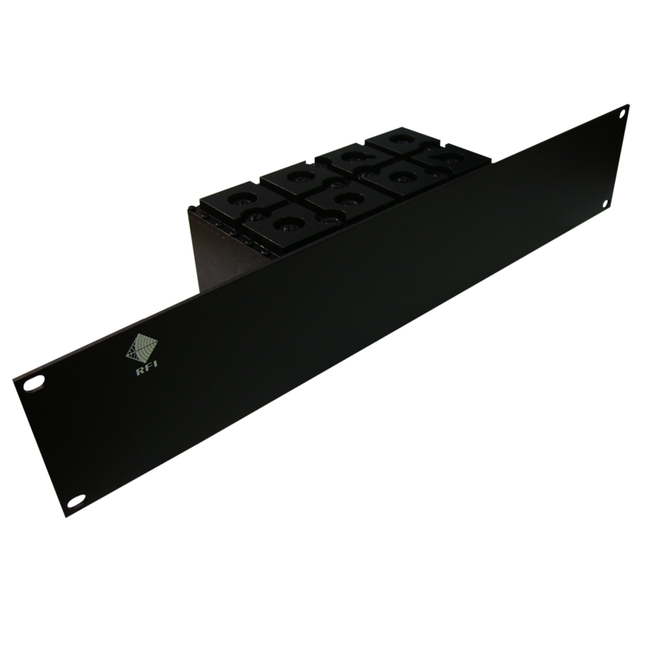 RFI UHF Preselector Filter, Band Pass, 400-420 MHz, 1 MHz BW, 2RU, N-Female