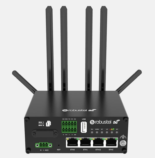 Robustel R5020 Industrial 4G 5G Router with Wi-Fi - B064802