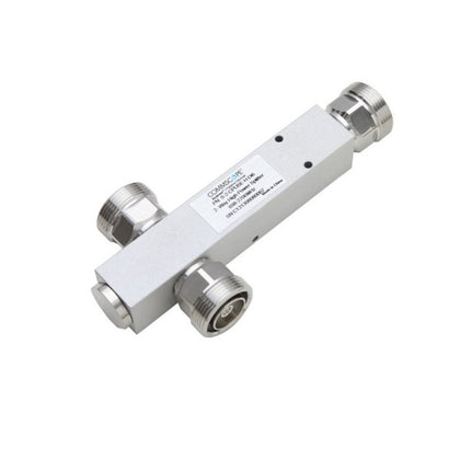 CommScope S-2-CPUSE-H-DI6 is a high-performance 2-way high-power splitter, designed for efficient signal distribution in indoor and outdoor RF applications. Operating within the 555-2700 MHz frequency range, this splitter ensures low insertion loss and high-power handling.