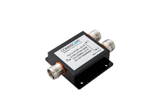 CommScope S-2-CPUSE-L-43-I53 2-Way Low Power Splitter is a high-efficiency RF signal splitter, designed for indoor and outdoor applications. Operating within the 555-2700 MHz frequency range, this splitter ensures low insertion loss and excellent signal distribution.